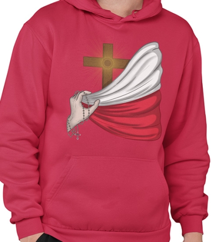 BLUZA Z KAPTUREM PATRIOTYCZNI PL